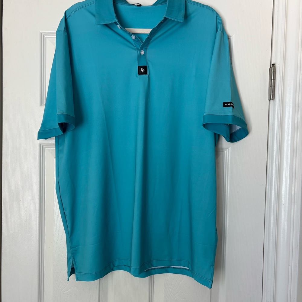 Byrdgang Men's Blue Golf Polo